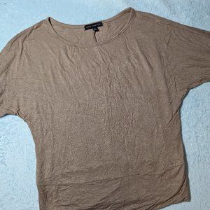 Tan Active Collections Quarter Length Sleeve Top